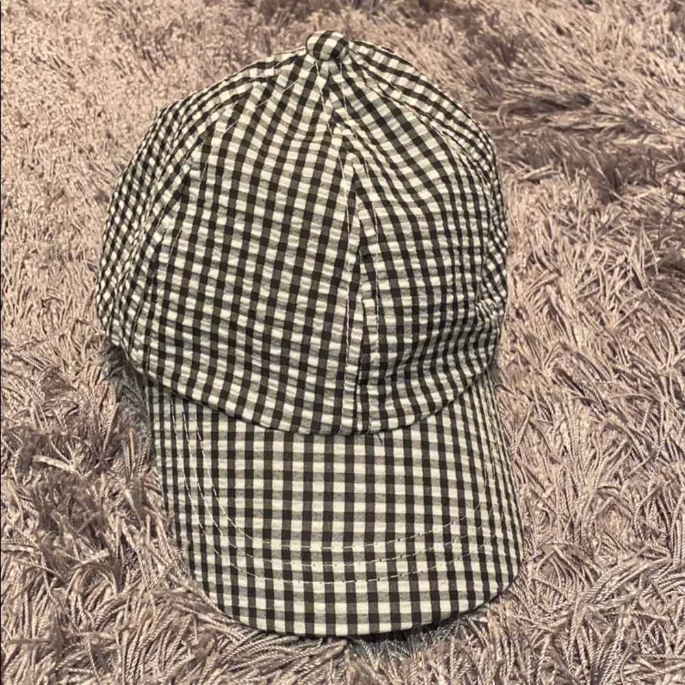 Gingham Baseball Cap